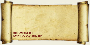 Tijana Vesković vizit kartica